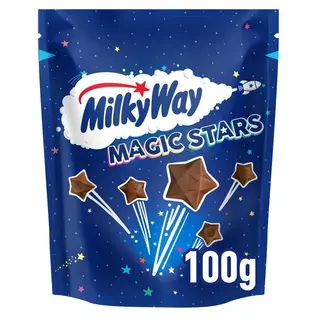 Milky Way - Gwiazdki z puszystej mlecznej czekolady - 100 g