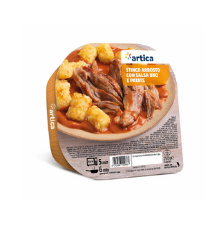 Stinco Arrosto Con Salsa Bbq E Patate 250Gr Artica
