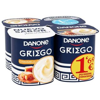 Yogur Griego De Caramelo Danone, Pack 4X110 G (26429670)