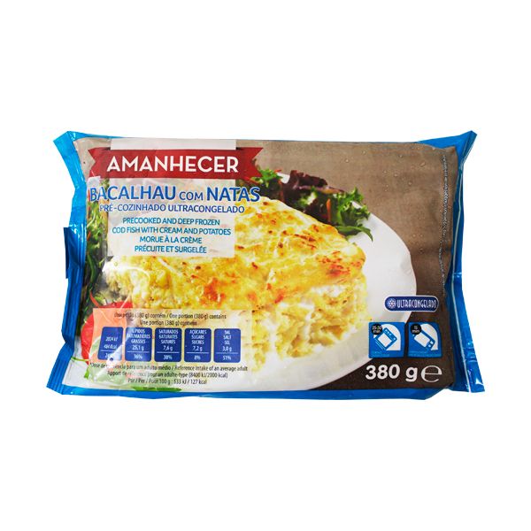 Amanhecer Bacalhau com Natas 380g