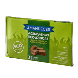 Amanhecer Acendalhas Ecológicas 32cubos 1un