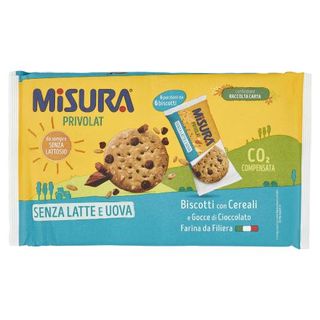 Misura Privolat Biscotti Con Cereali E Gocce Di Cioccolato 280 G - 155658