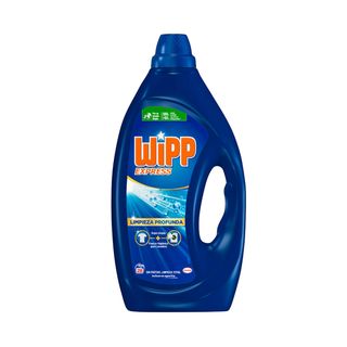 Wipp Detergente Máquina Líquido Gel Azul Limpieza Profunda 28u (241257)