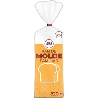 BM Pan De Molde Tamaño Familiar 26 Rebanadas 820 G