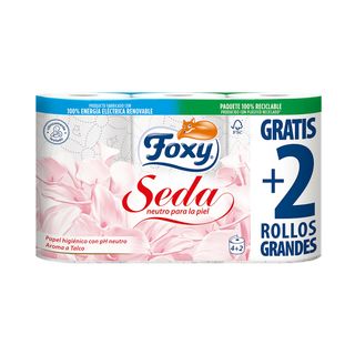 Papel Higiénico Foxy Paquete 4 + 2 Gratis (187744)