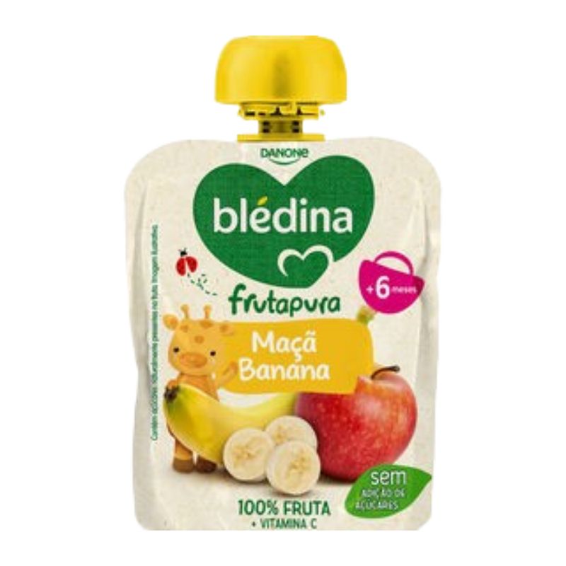 Blédina Frutapura Saqueta Maçã e Banana 85g