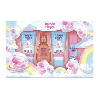 Colonia Nube Algodón Tulipan Negro Set 4Prod  (8410751099444)