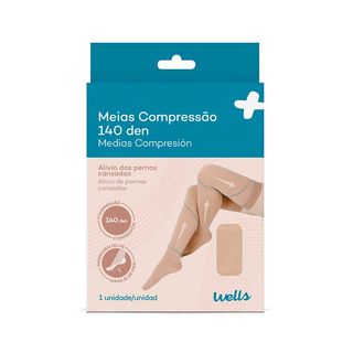 Medias Compresion Ag 140 Den M Beige Wells 118293 (5600954014051)