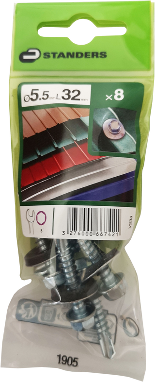 8Paraf Autorosc C.Sextav A.Zinc 5.5X32 (82181995)