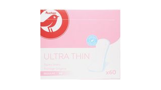 Auchan - Wkładki higieniczne Ultra thin Confort - 60 sztuk
