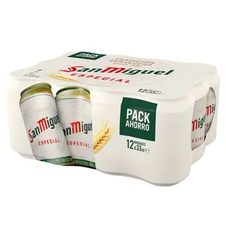 Cerveza Especial San Miguel Lata 33 Cl. Pack 12 Uds.