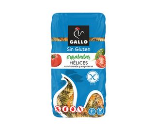Pasta Helices Vegetales Sin Gluten Gallo 450G