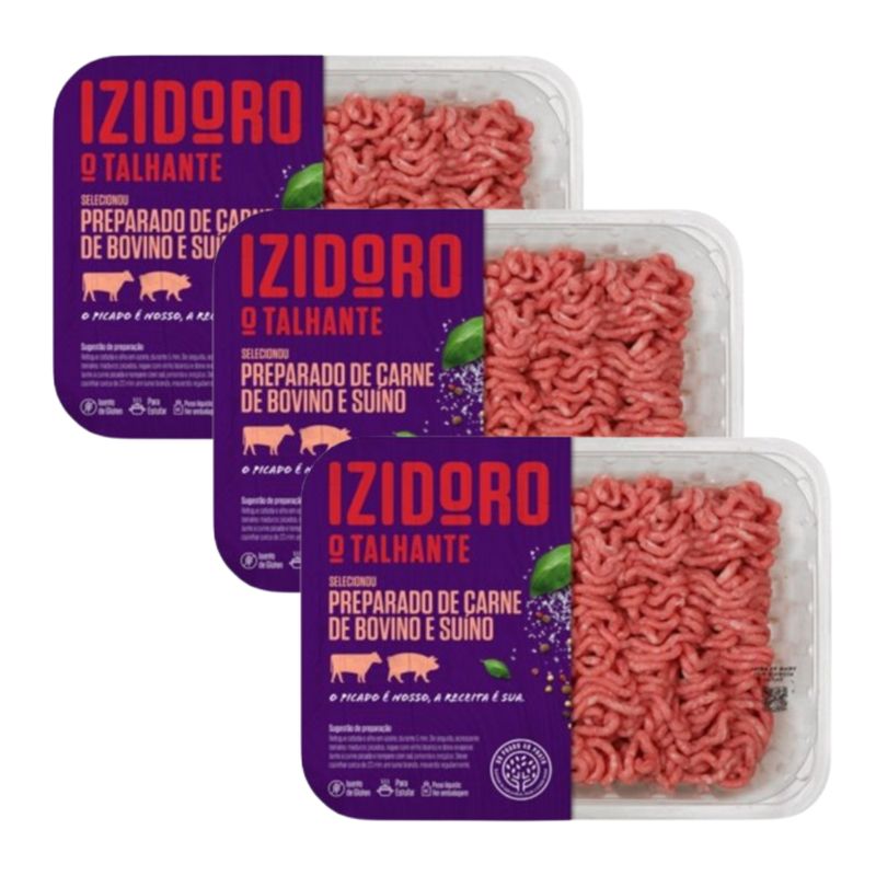 Pack Carne Picada 500g 3un