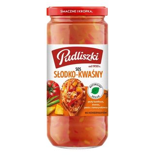 Pudliszki Sos słodko-kwaśny łagodny 500 g