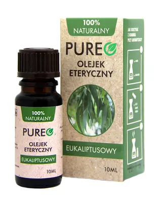 Pureo Naturalny Olejek Eteryczny Eukaliptusowy, Płyn