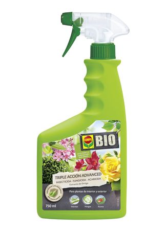 Tripla ação bio Inseticida Acaricida Fungicida 750ml Compo Bio