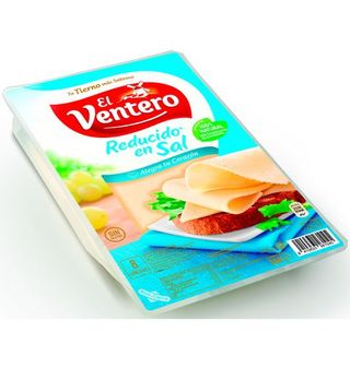 Queso El Ventero Lonchas Bajo En Sal 160 G