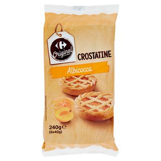 Carrefour Original Crostatine Albicocca 6 x 40 g