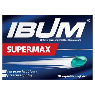 Ibum Supermax, 600 mg, kapsułki miękkie, 20 szt.
