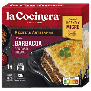 Lasaña Barbacoa La Cocinera 280 G