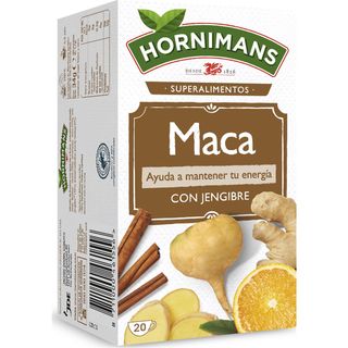 Infusion Maca Con Jengibre 20 Bolsitas, Caja 34 G