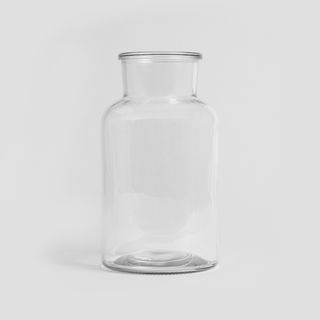 Wazon | TENNO | szklany transparentny | 14,5x25,5cm | 726767