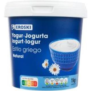 Yogur Griego Natural 10%Mat Grasa Eroski, Tarrina 1 Kg. (24454118)