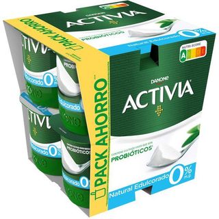 Activia 0% Natural Edulcorado Danone, Pack 8X120 Gr. (15106552)