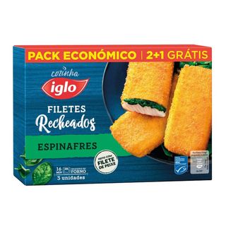 Filetes Recheados Espinafres Iglo (emb. 300 gr (3 un))