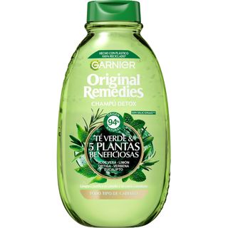Champú Té Verde Y 5 Plantas Beneficiosas Original Remedies 400Ml (306427)