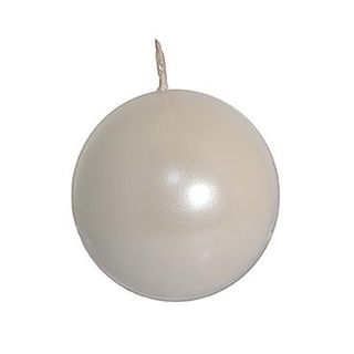 Candela a sfera madreperla Pillar Lucid, - 6 cm