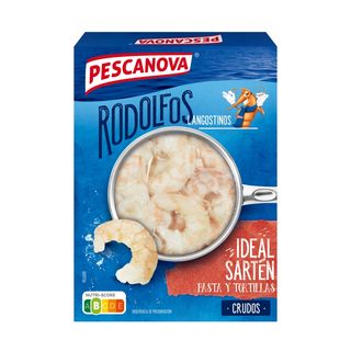 PESCANOVA Langostinos Crudos Pelados, 180G