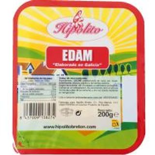Queso Edam Hipolito Lonchas 200 Gr. (24073892)