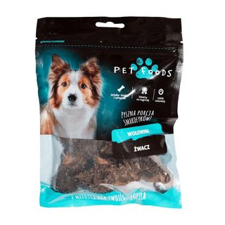 Pet Foods Żwacz Wołowy dla psa 80 g