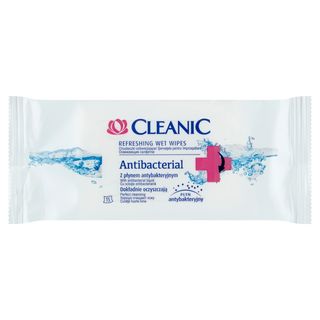 Cleanic Chusteczki odświeżające Antibacterial