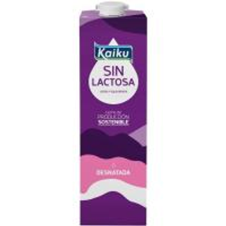 Leche Desnatada Sin Lactosa Kaiku, Brik 1 Litro