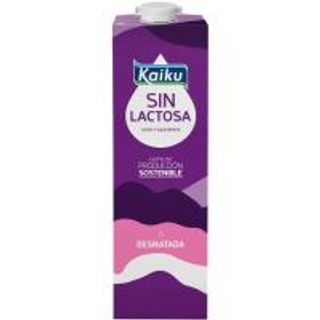 Leche Desnatada Sin Lactosa Kaiku, Brik 1 Litro