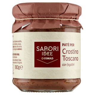 SAPORI & IDEE CONAD Patè per Crostino Toscano con fegatini 180 g - 8003170091757