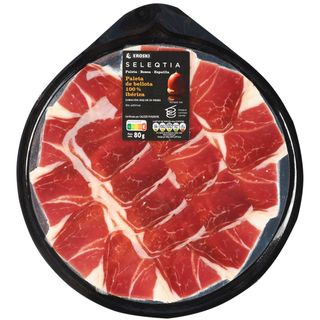 Paleta De Bellota 100% Ibérica Eroski Seleqtia, Sobre 80 Gr.
