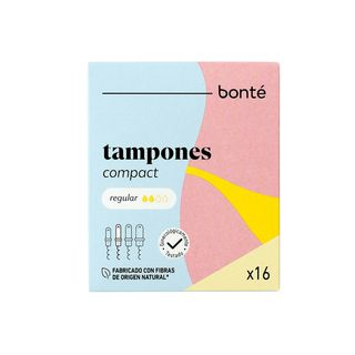 Tampones Normal Con Aplicador Compacto Bonté 16 Uds (289363)