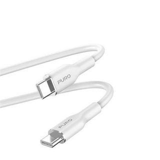 Cable Puro Icon Usb-C A Usb-C Blanco 1,5 M (8018417440991)