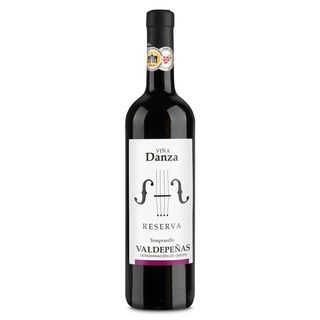 Vino Tinto Reserva D.O. Valdepeñas Viña Danza Botella 75 Cl