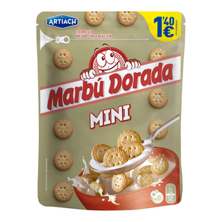 Galleta mini Marbú Dorada ARTIACH, bolsa 190 g