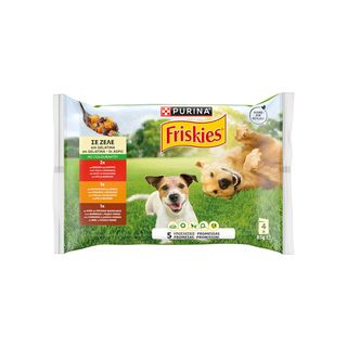 Alimento Para Perros Completo Mix Friskies Bolsa 4 X 85 Gr. (303574)