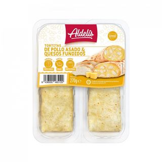 Tortita Pollo Quesos Fundidos Aldelis 270 Gr.