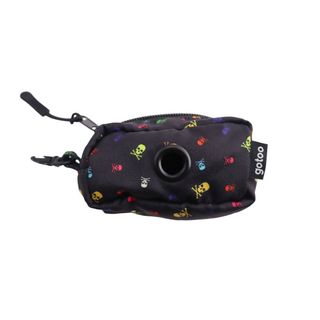 Gotoo Porta bolsas calavera negro para perros