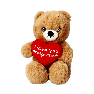 Orsetto di peluche  - Con cuore, 15 cm - 3068073