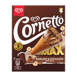 Cornetto Max Gianduia 4x90ml