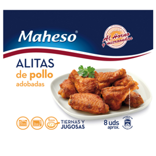 MAHESO Alitas De Pollo Adobadas 350G
