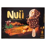 NUII Caramello Salato e Noci Macadamia Australiane 4 x 68 g